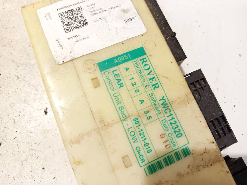 YWC107100 Rover 75 2001 General Module Comfort Relay (Unit) - Thumbnail 3