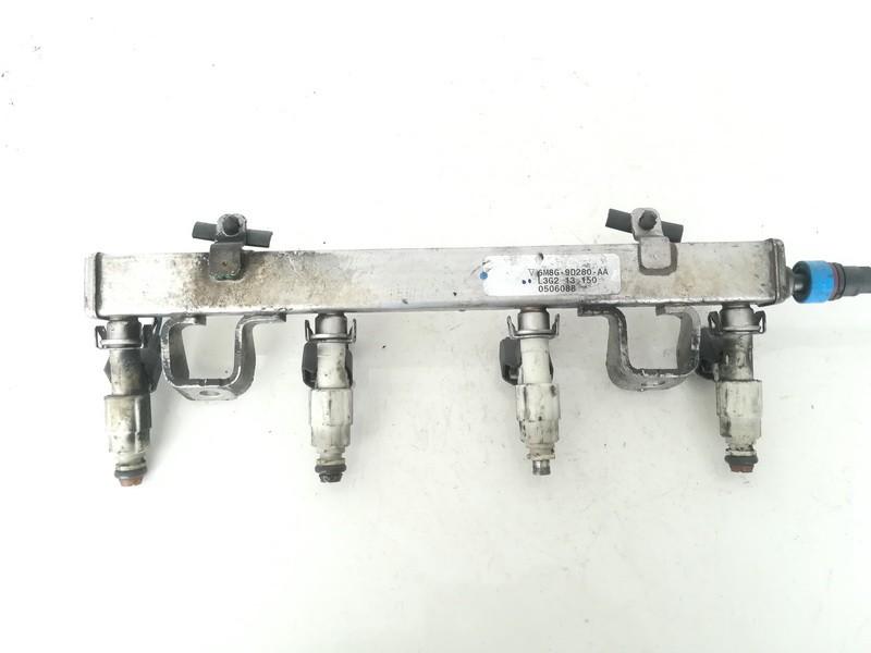 6M8G9D280AA Mazda 5 2006 Fuel injector rail (injectors)(Fuel distributor)