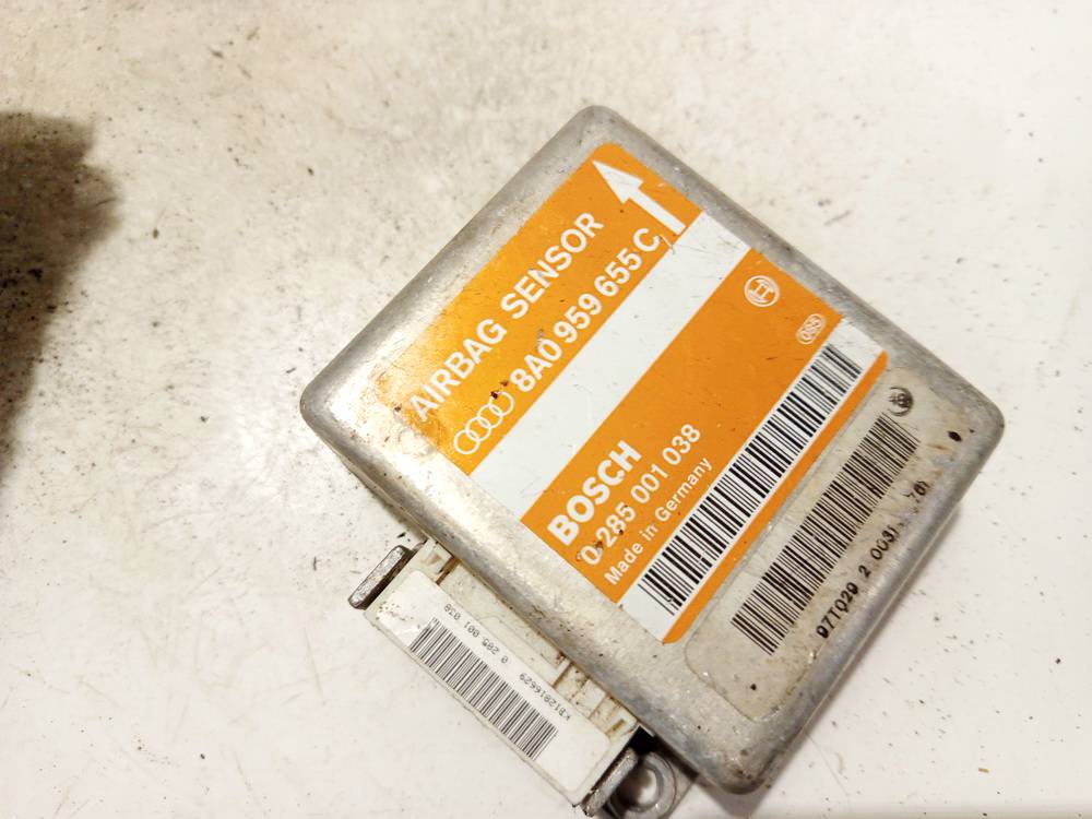 8A0959655C Audi A4 1996 srs-turvatyynyn tietokone – turvatyynyn ohjausyksikkö - Thumbnail 3