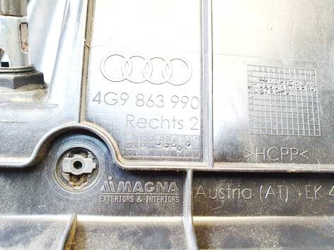 4G9863990 Audi A6 2013 Auto Gepäckraumabdeckung - Thumbnail 3