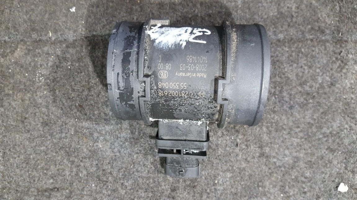 0281002618 Opel Astra 2008 Gaisa plūsmas mērītājs