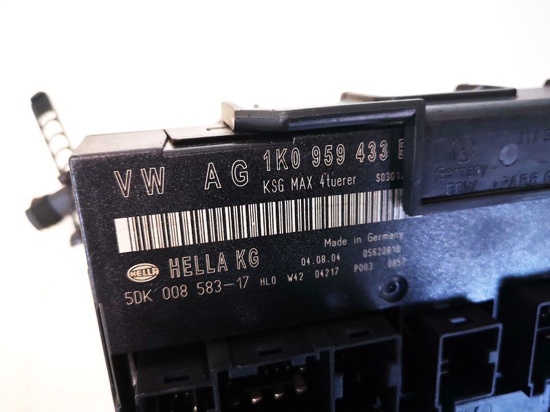 1K0959433B Volkswagen Touran 2004 Confort Contrôle Module - Thumbnail 2