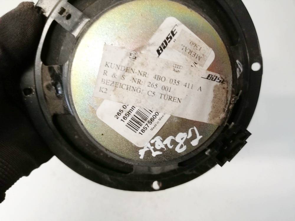 4B0035411A Audi A6 2000 Speaker (audio) - Thumbnail 3