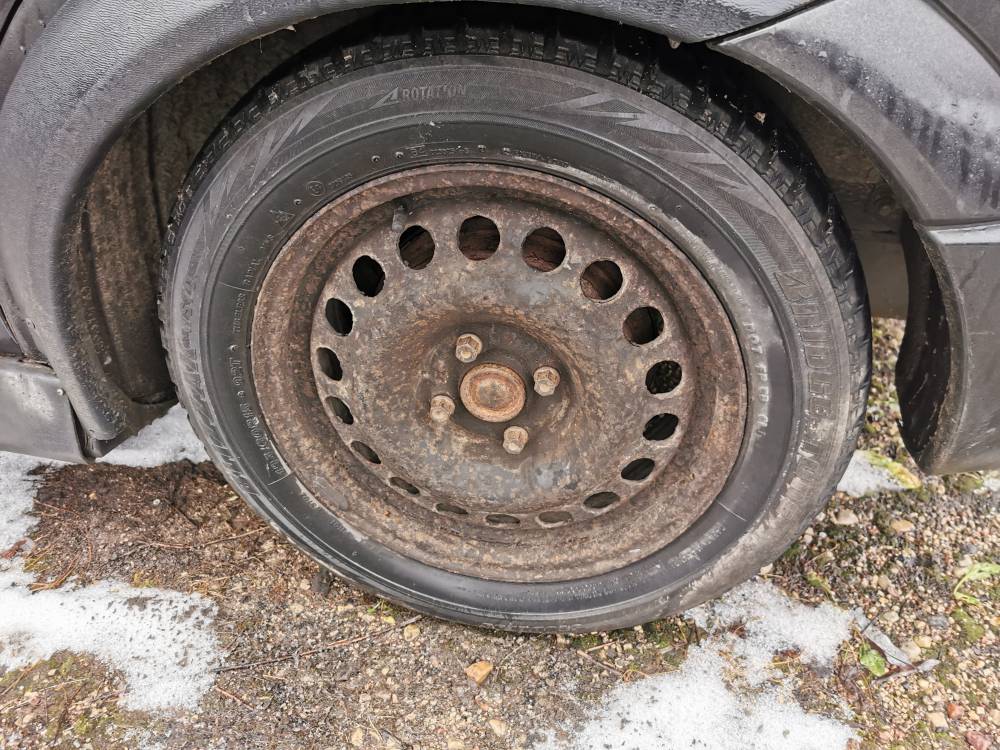 4X100 Opel Astra 1999 Komplet stalowych felg R15 - Thumbnail 3