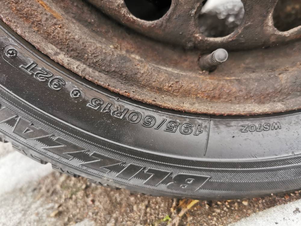 4X100 Opel Astra 1999 Komplet stalowych felg R15 - Thumbnail 4