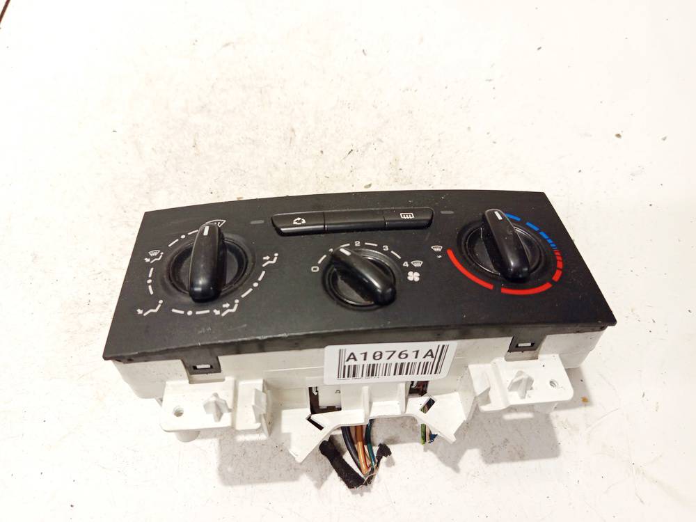 170740100 Peugeot Expert 2007 Panel sterowania klimatyzacją (przełączniki ogrzewania)