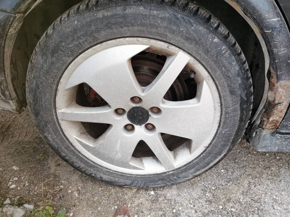 5X110 SAAB 9-5 2002 Komplet Kół Zimowych R17 - Thumbnail 2