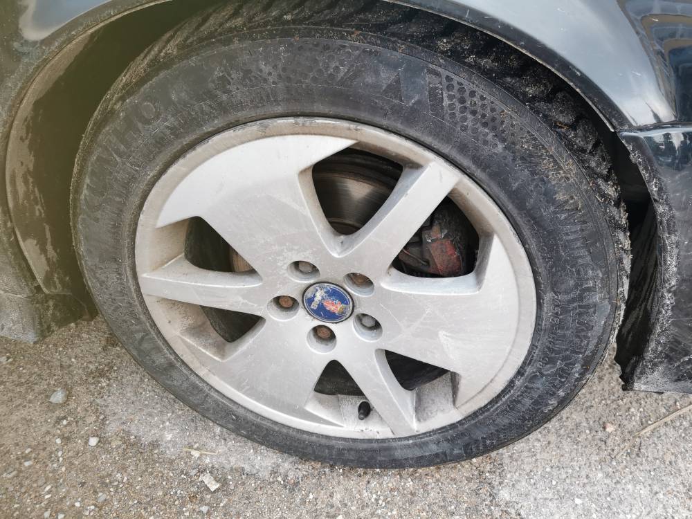 5X110 SAAB 9-5 2002 Komplet Kół Zimowych R17