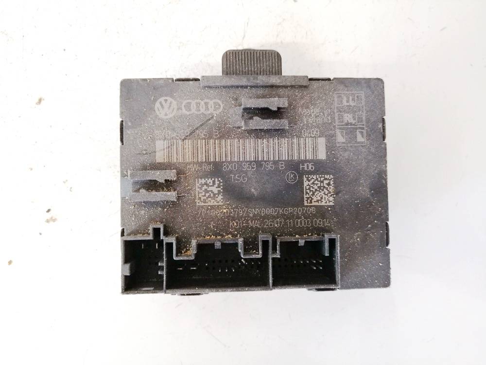 8X0959795B Skoda Superb 2012 Door control relay (DOOR CONTROL UNIT MODULE ECU )