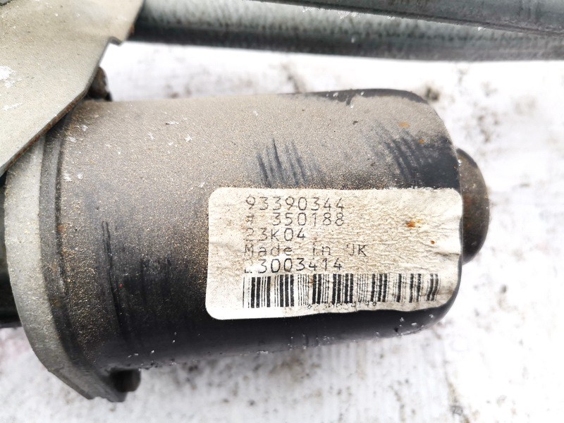 93390344 Opel Meriva 2004 windscreen front wiper motor - FRONT - Thumbnail 3