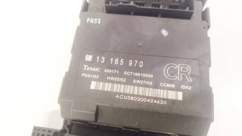 13165970 Opel Signum 2003 MÓDULO DE CONFORT-CONVENIENCIA - Thumbnail 3