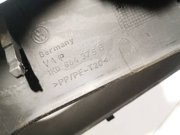 1K0864375B Volkswagen Golf 2007 Wykończenie wnętrza (plastikowe elementy) - Thumbnail 3