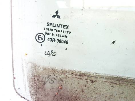 DOT24AS2M68 Mitsubishi Colt 2003 Szyba drzwi - TYLNE PRAWE - Thumbnail 3