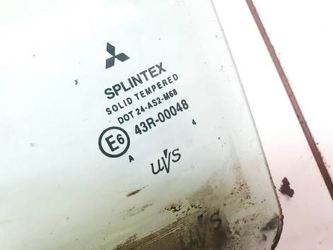 DOT24AS2M68 Mitsubishi Colt 2003 Door-Drop Glass - REAR LEFT - Thumbnail 3