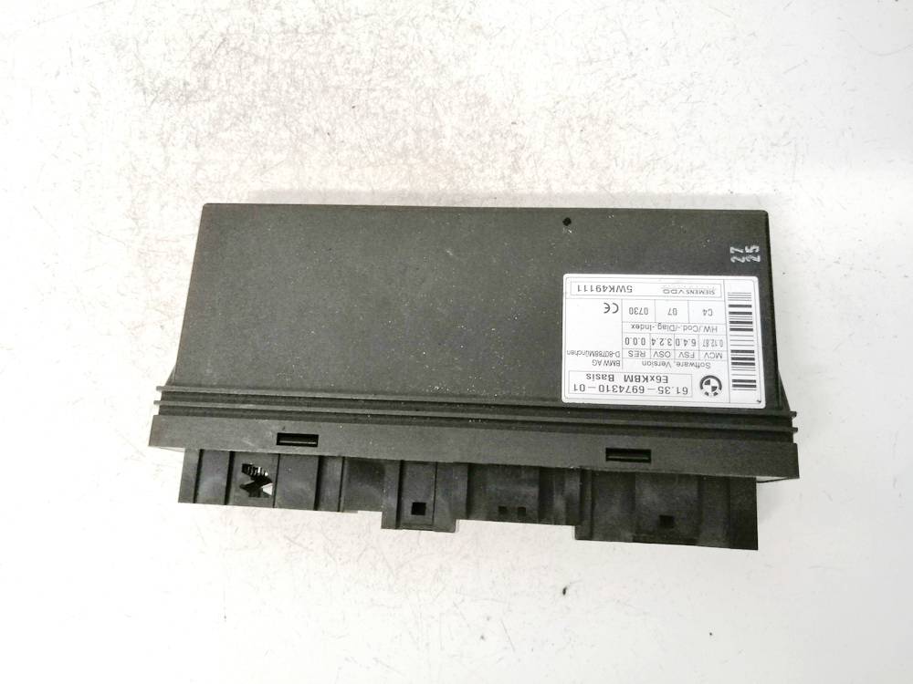 6135697431001 BMW 5-Series 2006 Moduł komfortu - Thumbnail 2
