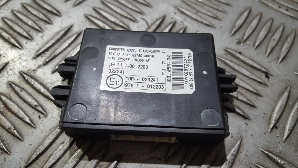 897800D010 Toyota Yaris 2007 autres ordinateurs