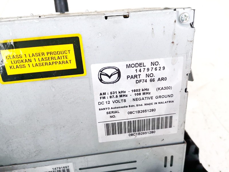DF7466AR0 Mazda 2 2008 Stéréo Radio - Thumbnail 2