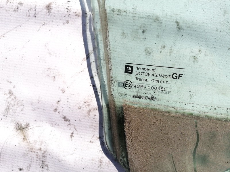 Opel Vectra 1999 Боковое окно - задний правый - Thumbnail 2
