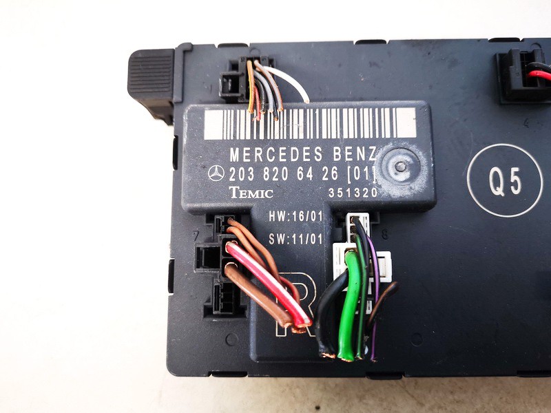 2038206426 Mercedes-Benz C-CLASS 2002 Door control relay (DOOR CONTROL UNIT MODULE ECU ) - Thumbnail 2