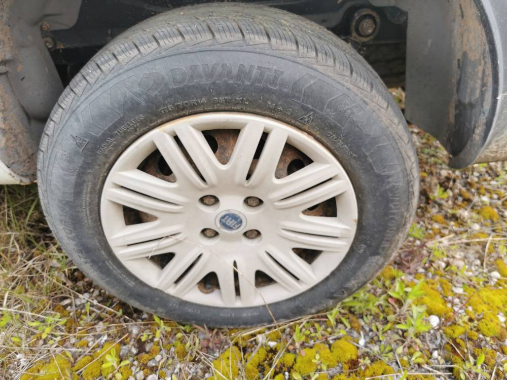 4X98 Fiat Doblo 2007 Tērauda riteņu komplekts R14 - Thumbnail 2