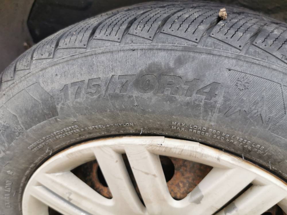 4X98 Fiat Doblo 2007 Tērauda riteņu komplekts R14 - Thumbnail 6