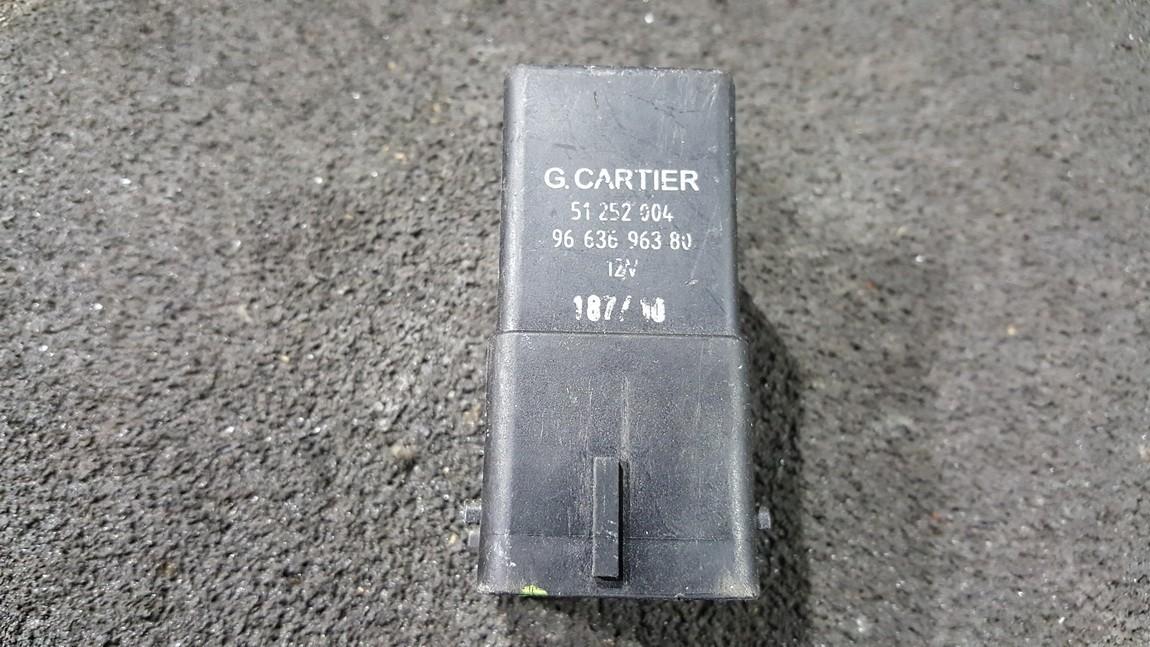 9663696380 51252004 Glow plug relay Citroen C4 Grand Picasso 2011 1.6L