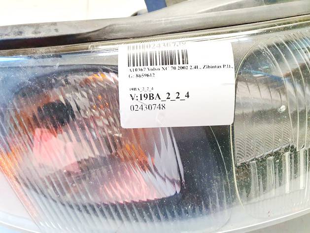 8659612 Volvo XC 70 2002 Ajovalo - EDESSÄ OIKEALLA - Thumbnail 2