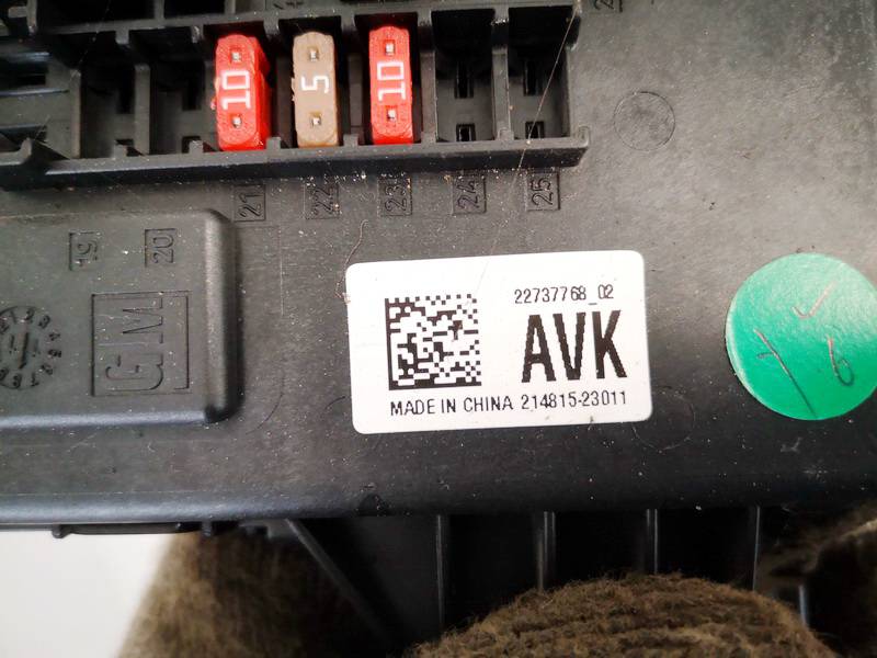 22737768 Opel Insignia 2011 Komforta bloks - Thumbnail 2