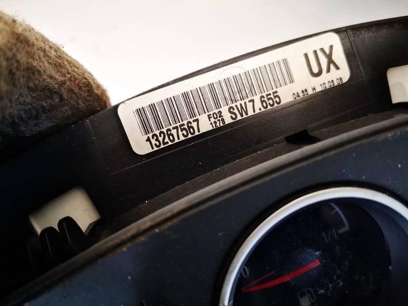 13267567 Opel Astra 2008 Spidometras - prietaisu skydelis - Thumbnail 3