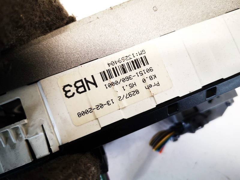 13269404 Opel Astra 2008 Peciuko valdymas - Thumbnail 3