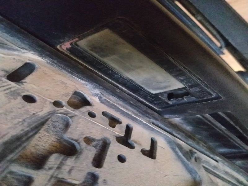 Renault Laguna 1998 Number plate light - REAR