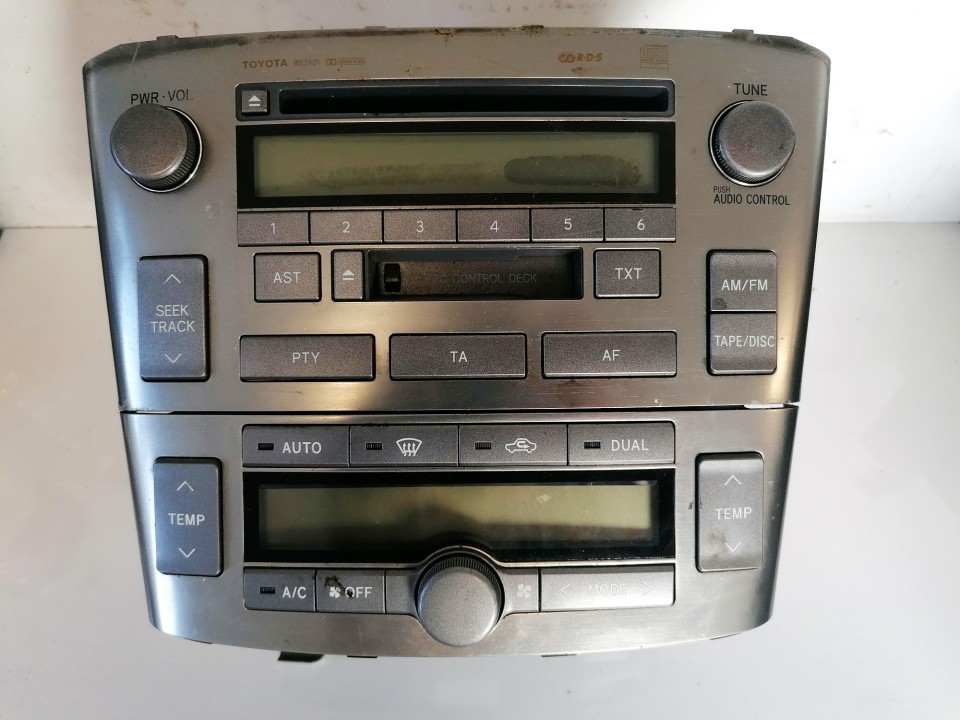8612005080 Toyota Avensis 2004 Climate Control Panel and Autoradio