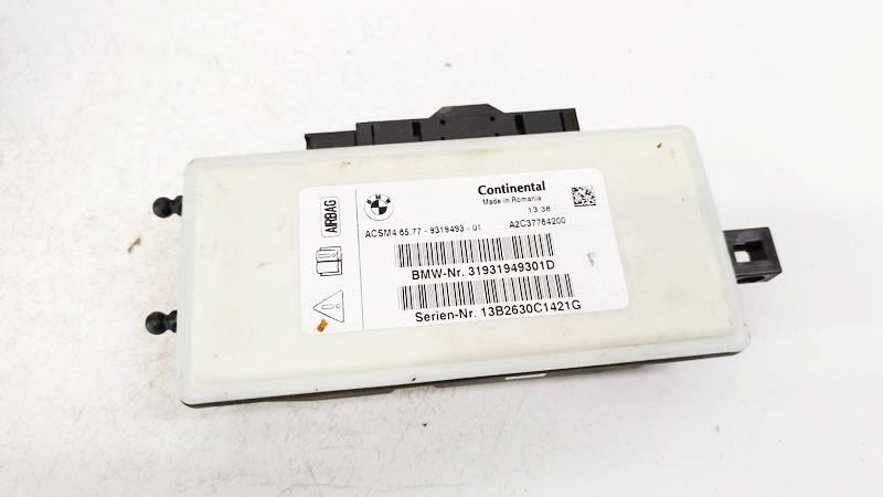 6577928018601 BMW 5-Series 2014 SRS gaisa spilvena dators – gaisa spilvenu vadības bloks