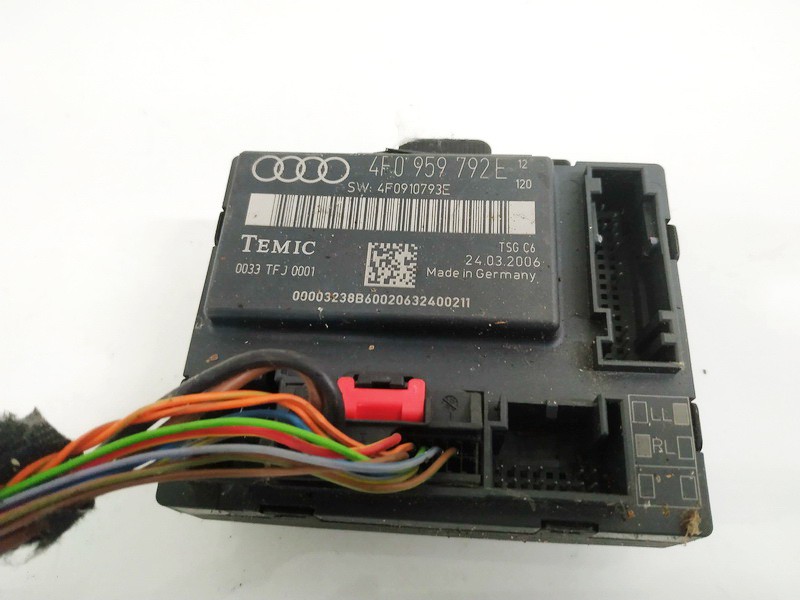 4F0959792E Audi Allroad 2006 Door control relay (DOOR CONTROL UNIT MODULE ECU )