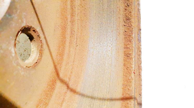 NEVENTILIUOJAMAS Toyota Avensis 2007 Disco de freno trasero - Thumbnail 4