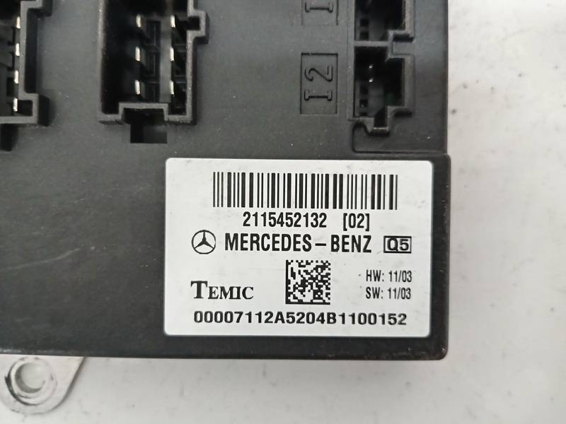 2115452132 Mercedes-Benz E-CLASS 2004 General Module Comfort Relay (Unit) - Thumbnail 3
