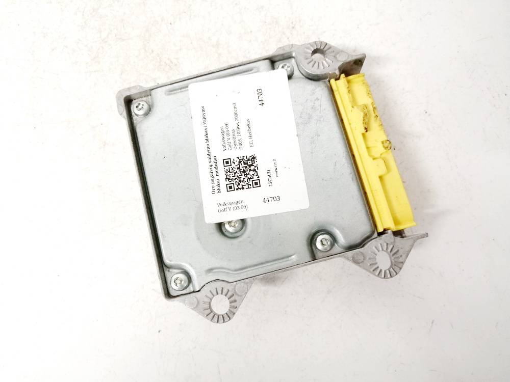 1K0909605N Volkswagen Golf 2004 Airbag crash sensors module - Thumbnail 2