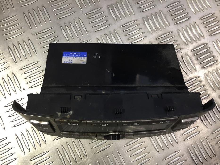 5590205060G Toyota Avensis 2005 Climate Control Panel (heater control switches) - Thumbnail 2