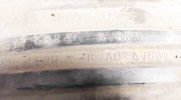 63840AV600 Nissan Primera 2002 Doublure de voûte de roue avant droite - Thumbnail 3