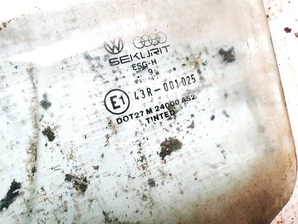 DOT27M24000AS2 Volkswagen Passat 1991 Door-Drop Glass - REAR RIGHT - Thumbnail 3
