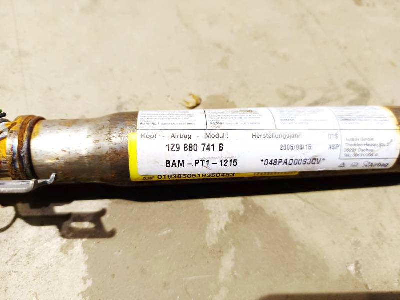 1Z9880741B Skoda Octavia 2005 Poduszka powietrzna SRS dachu - Thumbnail 3