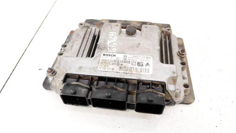 9664843780 Citroen C4 Picasso 2008 ECU Engine Computer (Engine Control Unit)
