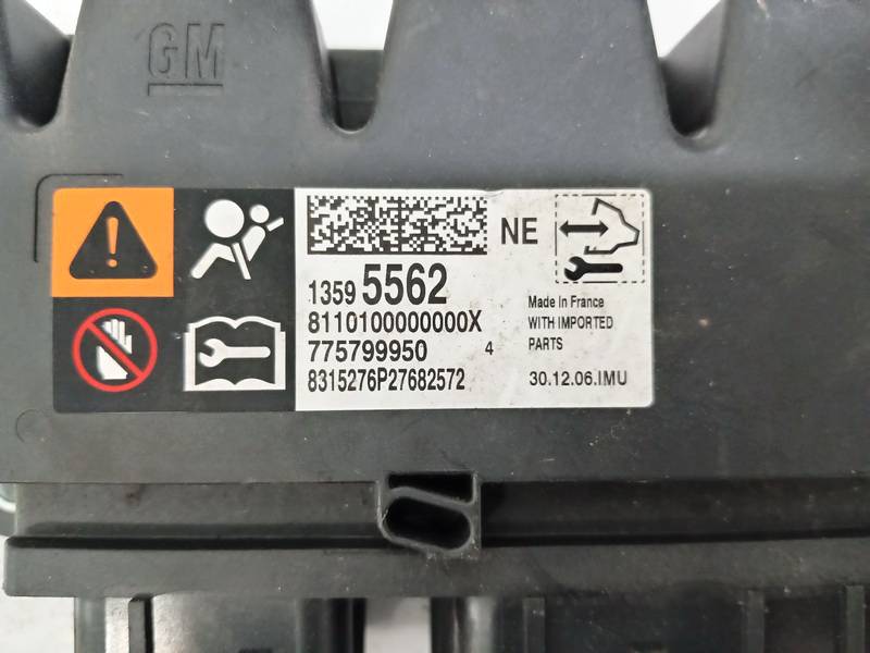 13595562 Opel Corsa 2007 Komputer SRS airbag – moduł sterujący poduszek powietrznych - Thumbnail 3
