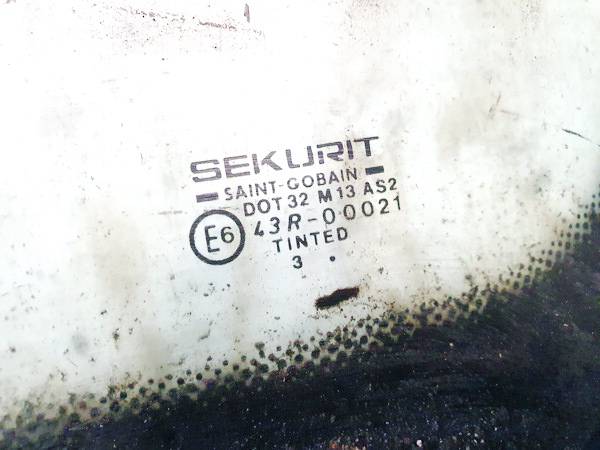 DOT32M13AS2 Ford Mondeo 1997 Corner quarter window glass - REAR RIGHT - Thumbnail 2
