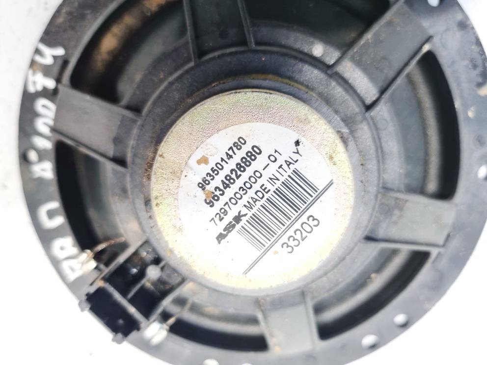 9635014780 Peugeot 307 2005 Speaker (audio) - Thumbnail 4