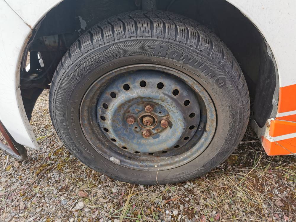 4X100 Daihatsu Materia 2010 Komplet stalowych felg R14 - Thumbnail 4