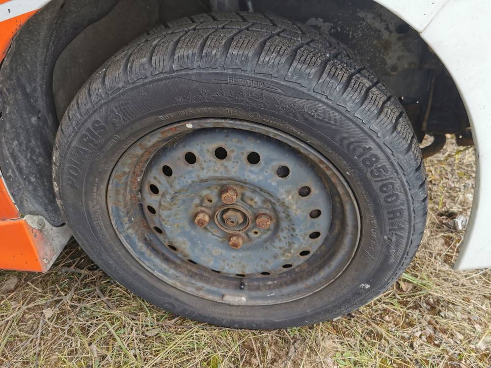 4X100 Daihatsu Materia 2010 Komplet stalowych felg R14