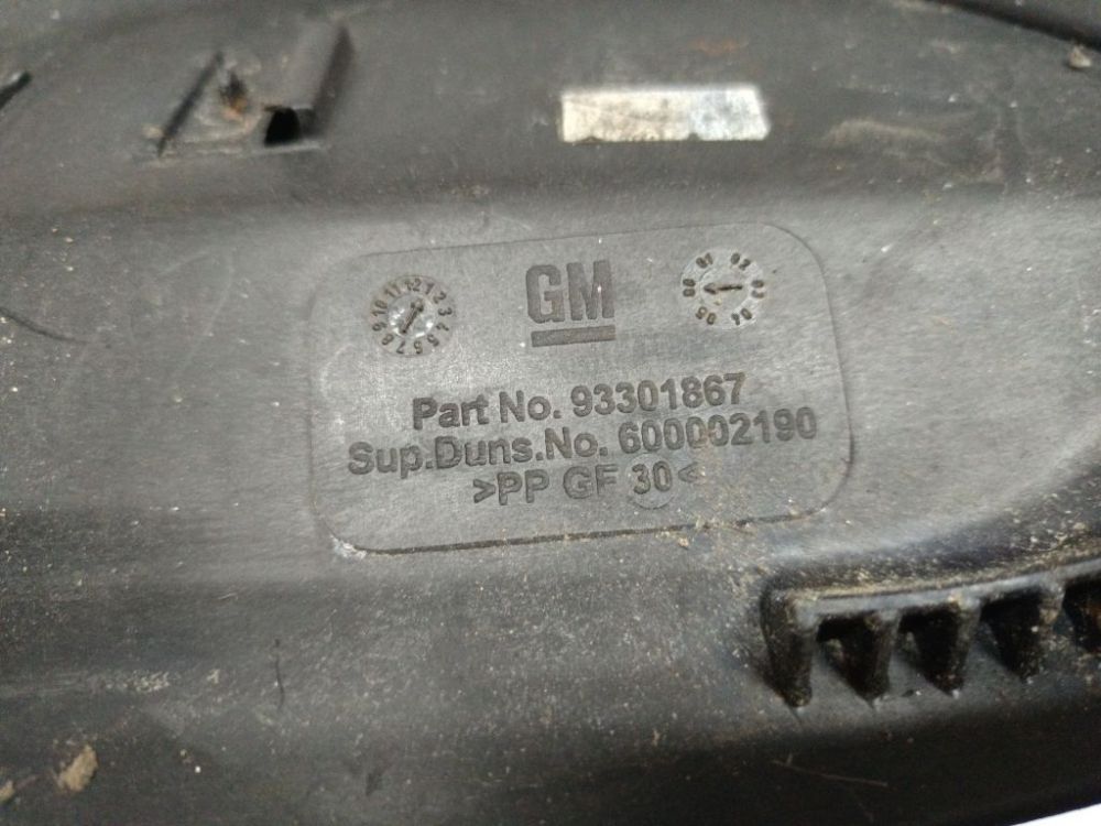 93301867 Opel Meriva 2006 Wiper Muolding - FRONT - Thumbnail 4