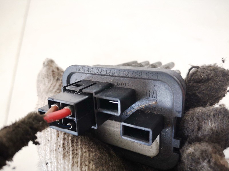 52488536 Opel Zafira 2005 Heater Resistor (Heater Blower Motor Resistor) - Thumbnail 3