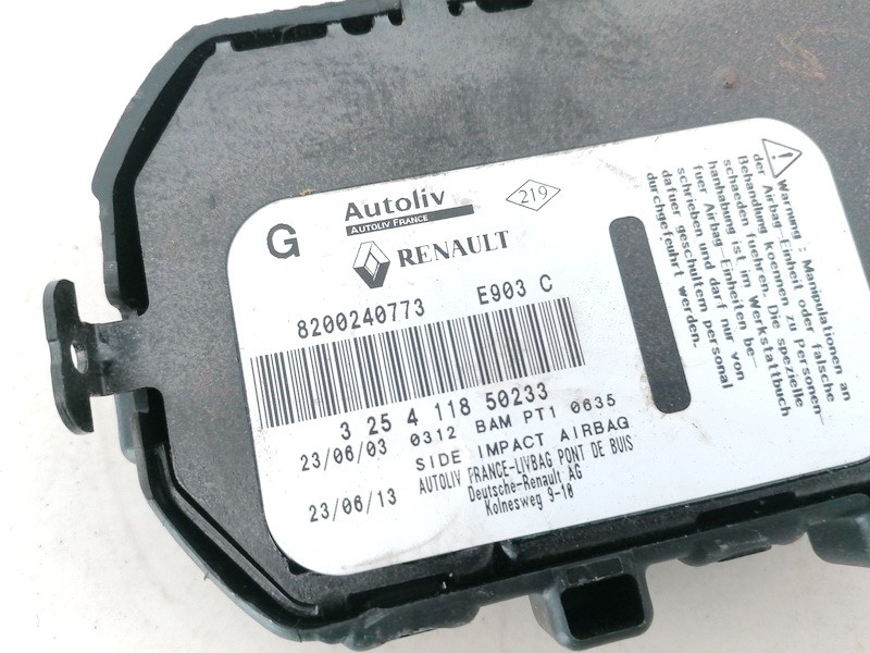 8200240773 Renault Espace 2004 Sitz AIRBAG - Thumbnail 3